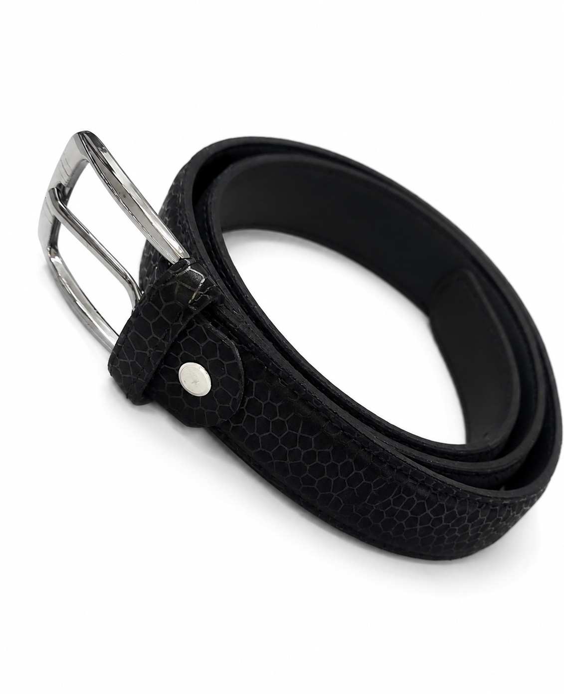 Women Black Leather Belt