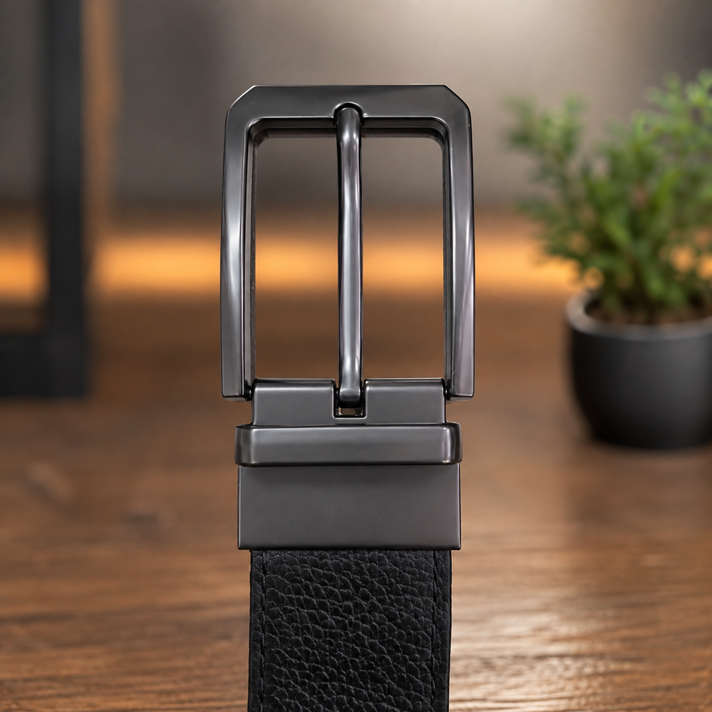 Beltrex DuoFlex 2-in-1 Pure Leather Belt (Black & Cognac Brown)