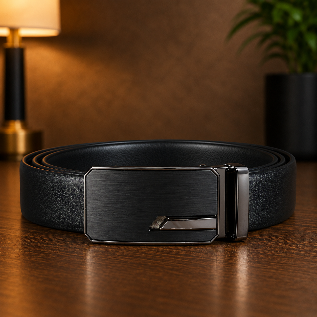Imported AutoLock Belt (Slash Buckle)