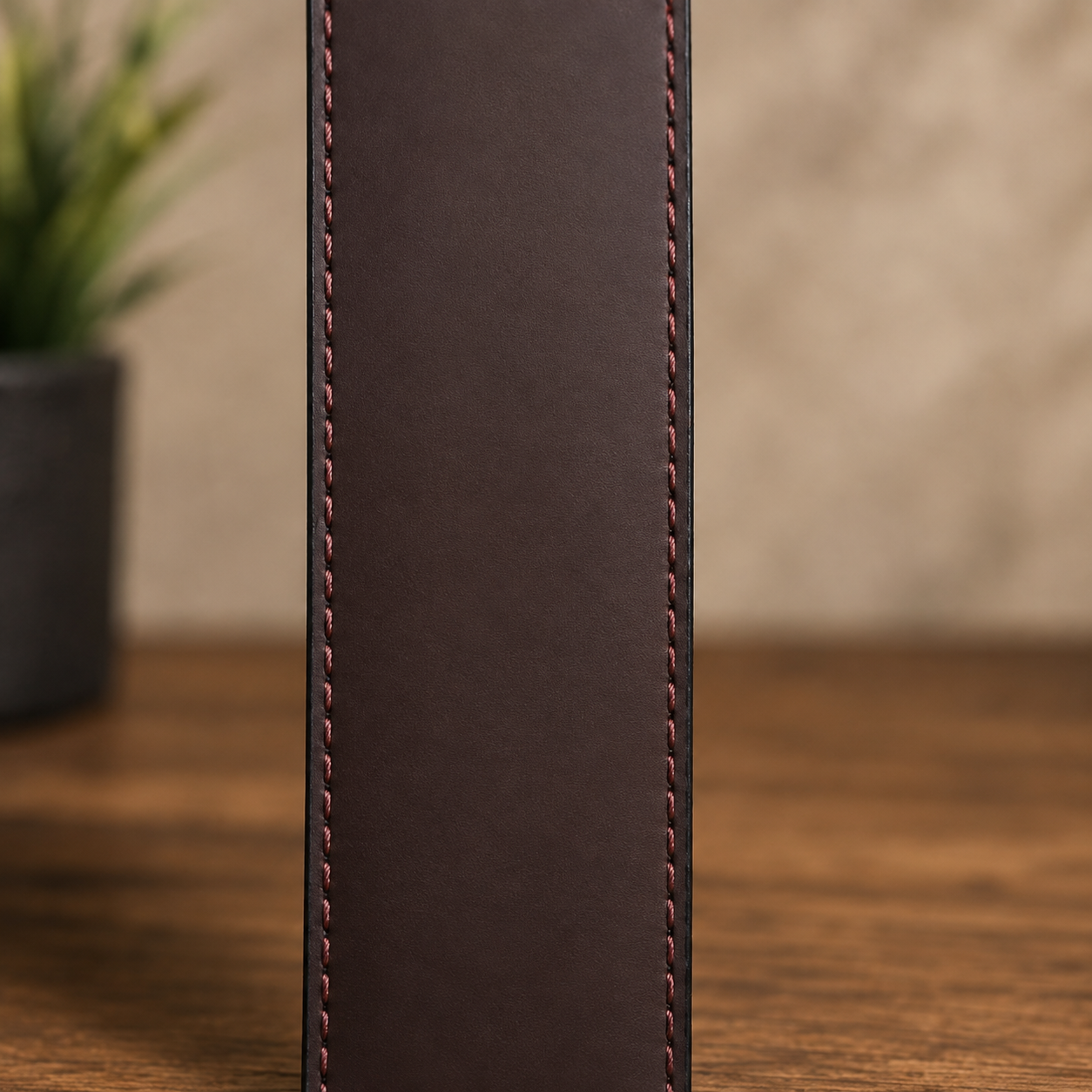 Beltrex DuoFlex 2-in-1 Matte Leather Belt (Dark Chocolate Brown & Black)