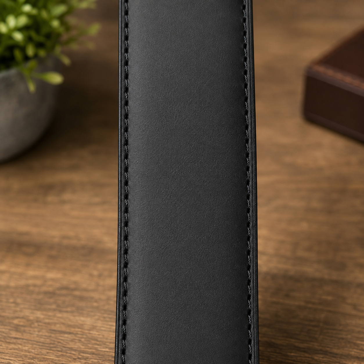 Beltrex DuoFlex 2-in-1 Matte Leather Belt (Dark Chocolate Brown & Black)