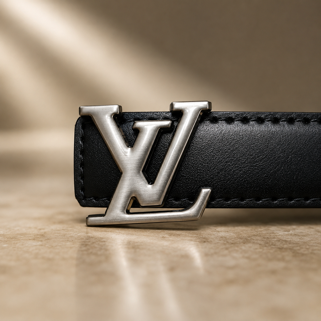 Women Classic Black Belt - Gunmetal Buckle