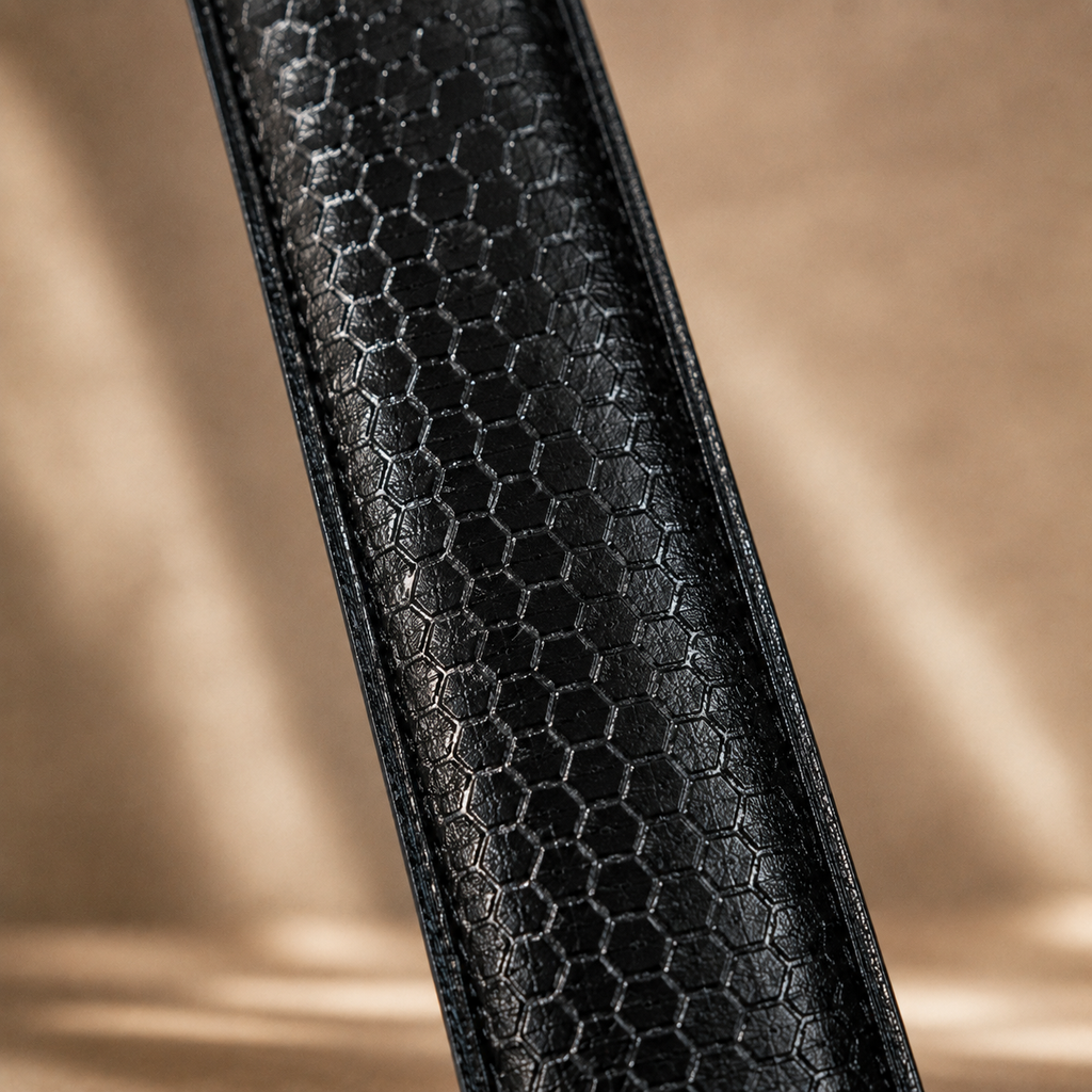 Women Black Leather Belt