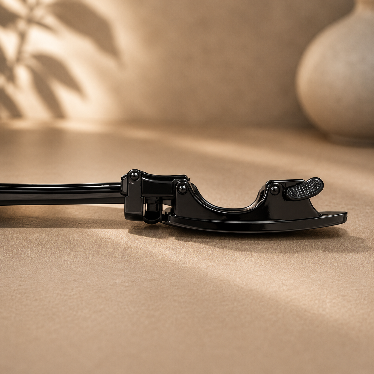 Imported Auto Lock Belt (Double Line Metallic Buckle)
