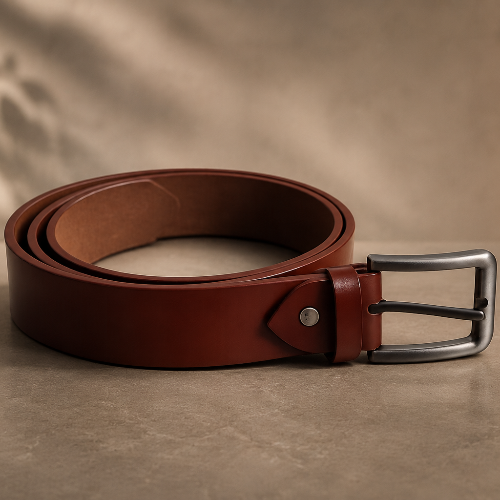 Classic Chestnut Brown Casual Belt