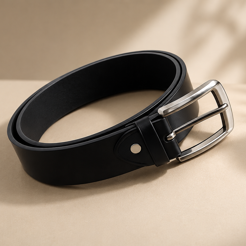 Classic Black Casual Belt